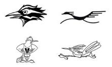 The evolution of rowdy the mascot.